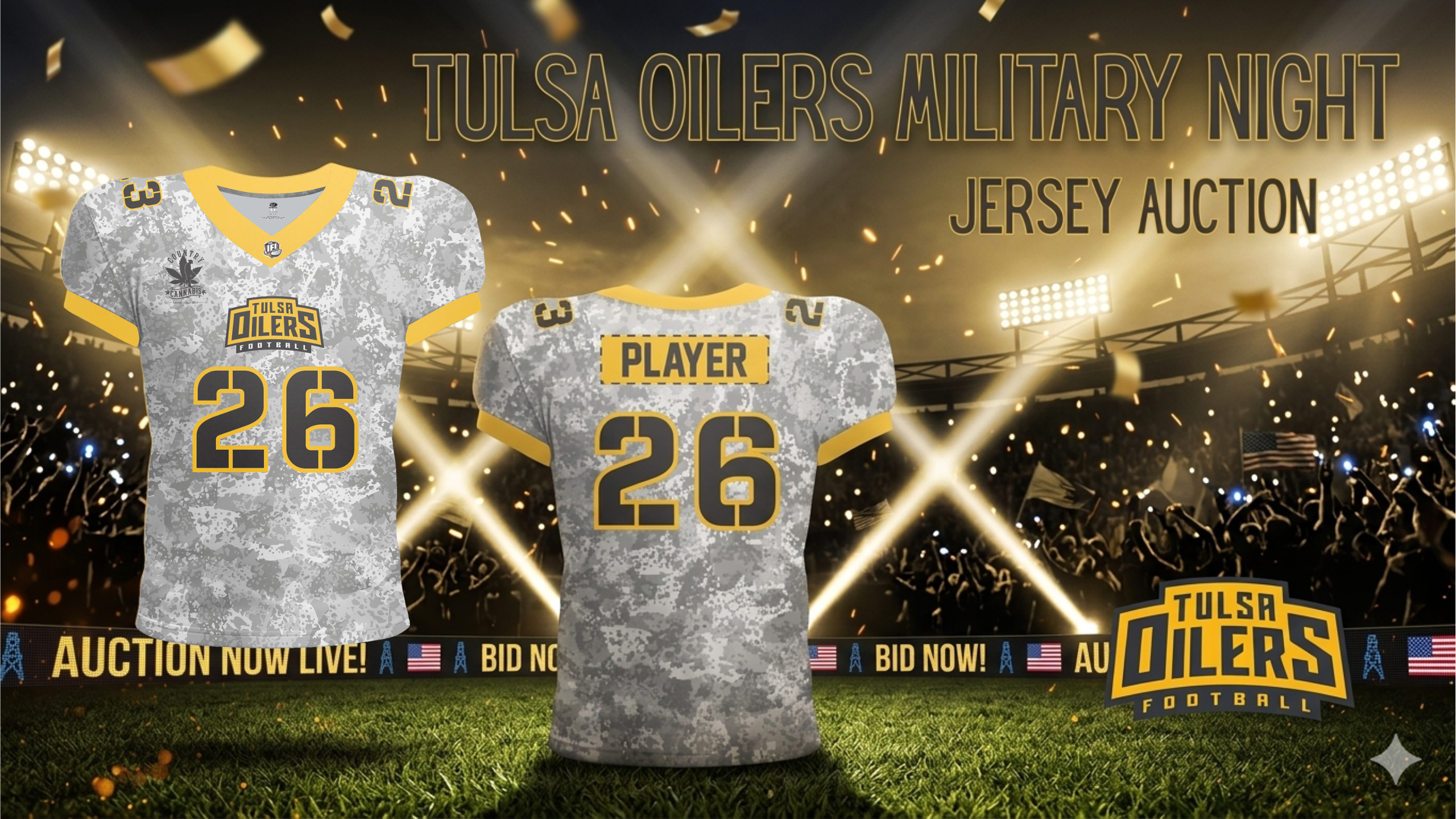 Military Jersey Auction